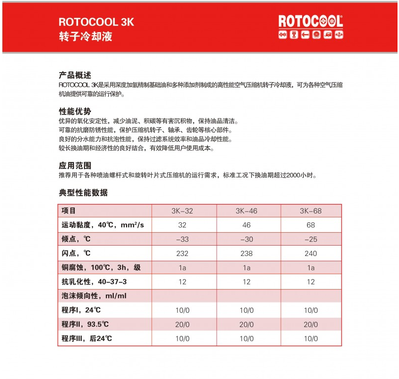 螺杆机冷却液3k